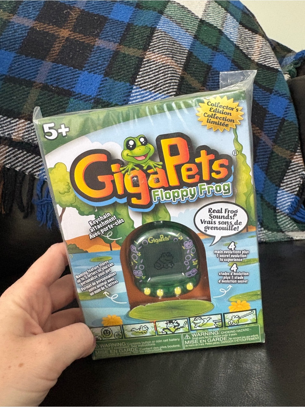 GigaPets Floppy Frog Virtual Pet Keychain – Collector’s Edition – NEW Sealed